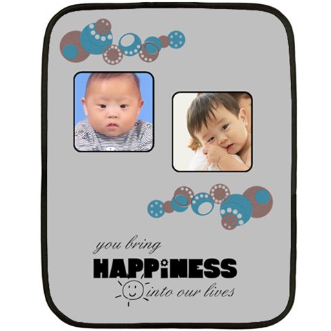 Baby Blue  Blanket By Carmensita 35 x27  Blanket
