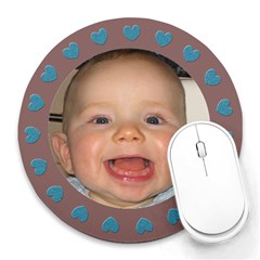 Baby boy Mousepad - Collage Round Mousepad Baby boy Mousepad - Collage Round Mousepad