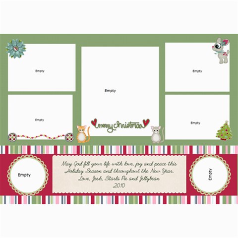 Xmas2010 By Starla Smith 7 x5  Photo Card - 10