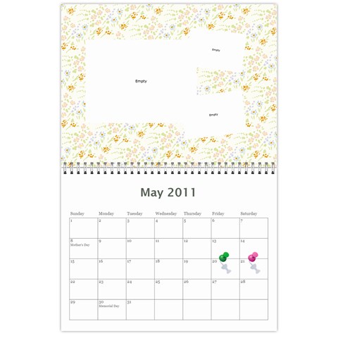 Lab Calender By Wei May 2011