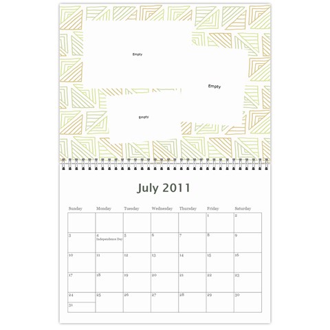Lab Calender By Wei Jul 2011