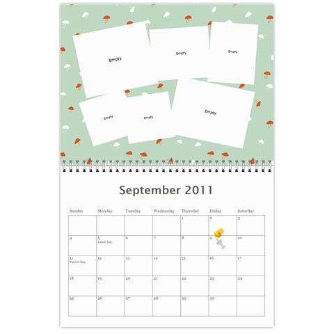 Lab Calender By Wei Sep 2011