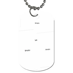 love - Dog Tag (One Side)