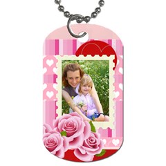family - Dog Tag (One Side)