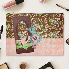 Pink Paisley-cosmetic bag XL (7 styles) - Cosmetic Bag (XL) Pink Paisley-cosmetic bag XL (7 styles) - Cosmetic Bag (XL)