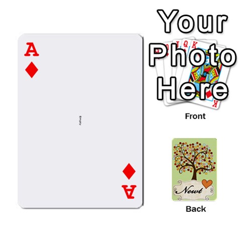 Ace Newts Cards By Heather Front - DiamondA