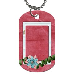 Flower Frame Dog Tag-1 side - Dog Tag (One Side) Flower Frame Dog Tag-1 side - Dog Tag (One Side)