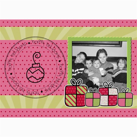 Fun Christmas Card 2 By Martha Meier 7 x5  Photo Card - 7