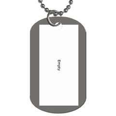 tv dogtag2 - Dog Tag (One Side)