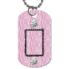 Zebra & Bling Dog Tag-2 sides - Dog Tag (Two Sides) Zebra & Bling Dog Tag-2 sides - Dog Tag (Two Sides)