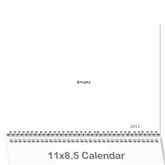 calender 2011 - Wall Calendar 11  x 8.5  (12-Months)