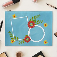 Cosmetic Bag (XL)- template flowers3 Cosmetic Bag (XL)- template flowers3