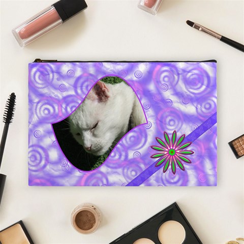 Madame Butterfly Large Cosmetic Case 1 By Joan T Front