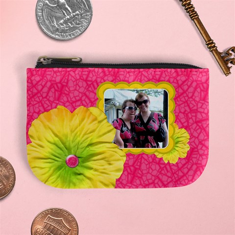 Pink Lemonade Mini Coin Purse By Klh Front