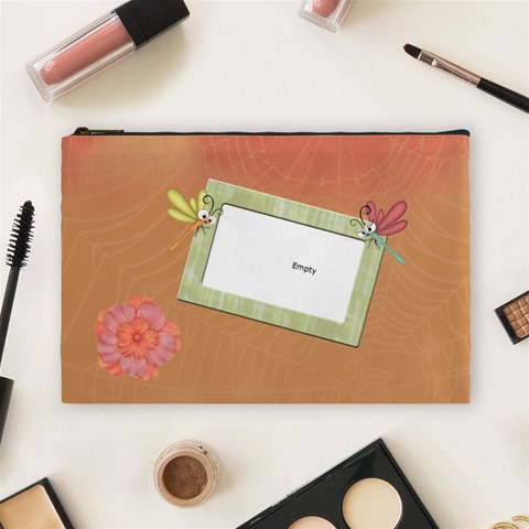 Lazy Days Large Cosmetic Case 2 By Joan T Front