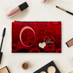 I Heart You Red Love medium Cosmetic Bag - Cosmetic Bag (Medium)