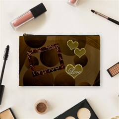 I Heart You gold Love medium Cosmetic Bag (7 styles) - Cosmetic Bag (Medium) I Heart You gold Love medium Cosmetic Bag (7 styles) - Cosmetic Bag (Medium)