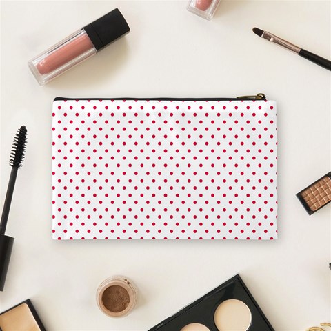 Strawberries Cosmetic Bag M 01 By Carol Back