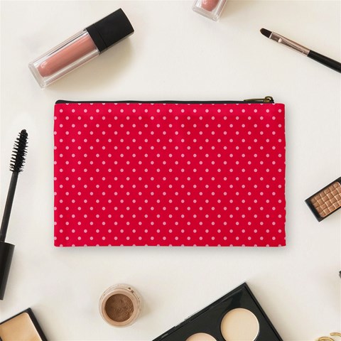 Strawberries Cosmetic Bag M 02 By Carol Back