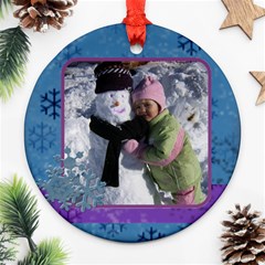 Round Snowdays Ornament - Ornament (Round)