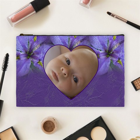 Iris Large Cosmetic Case 1 By Joan T Front