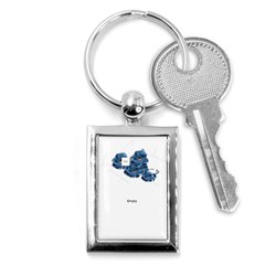 Key Chain (rectangle)  - Flowers5
