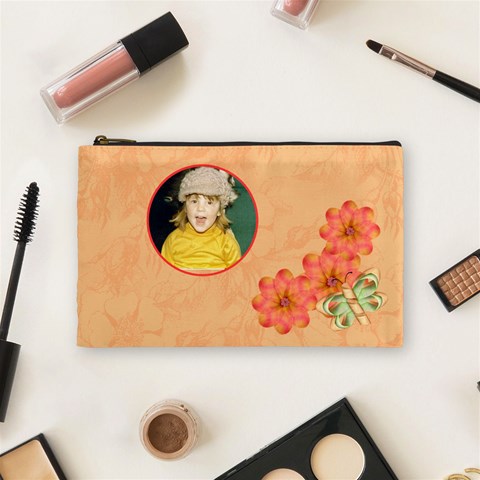 Melon Surprise Medium Cosmetic Case 1 By Joan T Front