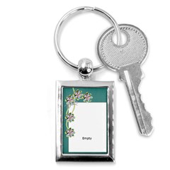 Key Chain (rectangle) - Flowers11