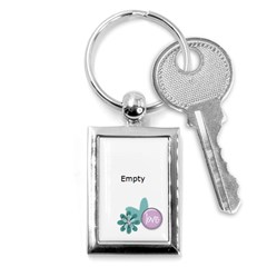 Key Chain (rectangle) - Flowers12