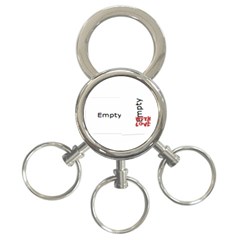 With love - 3-Ring Key Chain