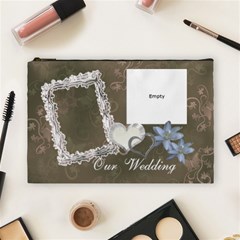 I Heart You Our Wedding Day Large Cosmetic Bag - Cosmetic Bag (Large) I Heart You Our Wedding Day Large Cosmetic Bag - Cosmetic Bag (Large)