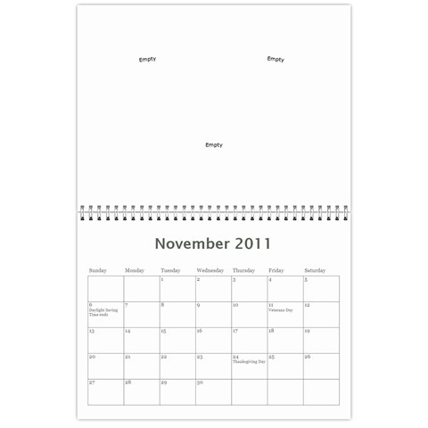 2011 Ryans Calendar  By Rick Conley Nov 2011