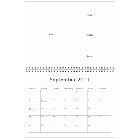 2011 Ryans Calendar  By Rick Conley Sep 2011