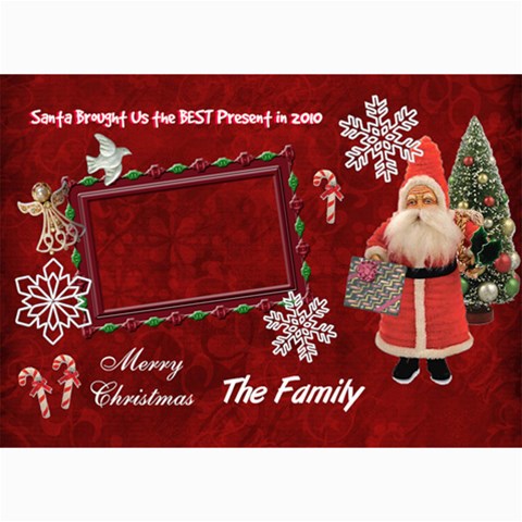 Santa Brought Us The Best Present In 2024 5x7 Photo Christmas Card By Ellan 7 x5  Photo Card - 6