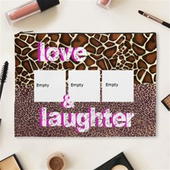 animal print love & laughter extra large cosmetic bag - Cosmetic Bag (XL)