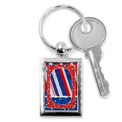 Red, White & Blue-key Chain