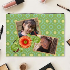 Cosmetic Bag (XL)- Orange Twist