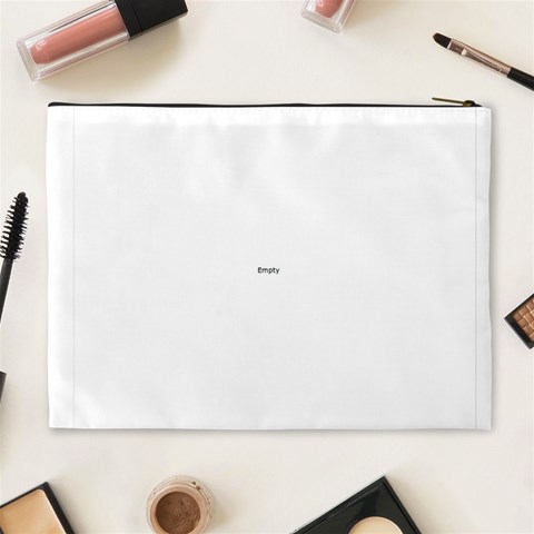 Xl Cosmetic Bag By Amanda Bunn Back