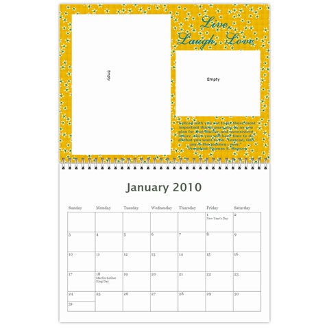 Miller Calendar 2011 By Anna Jan 2010