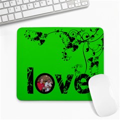 acid lime love  mousemat - Large Mousepad