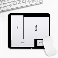 baby of mine daisy heart mousemat - Large Mousepad