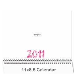 2011 Calendar - Wall Calendar 11  x 8.5  (12-Months)