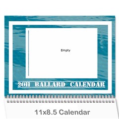 2011 Calendar - Wall Calendar 11  x 8.5  (12-Months)