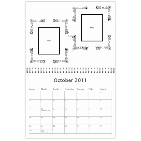 Pact Calendar By Tracy Gardner Oct 2011