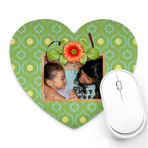 Mousepad (heart) Front