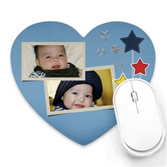 Mousepad-heart- STARS - Heart Mousepad