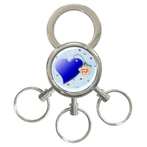 Blue Heart With Love By Daniela Front