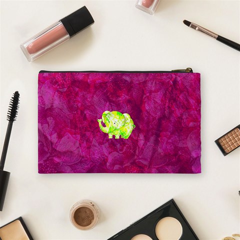 Floral Fun Medium Cosmetic Case By Joan T Back