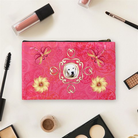 Melon Surprise Medium Cosmetic Case By Joan T Back