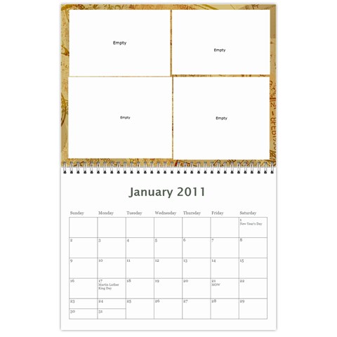 18 Mo Calender By Jan Cockreham Jan 2011